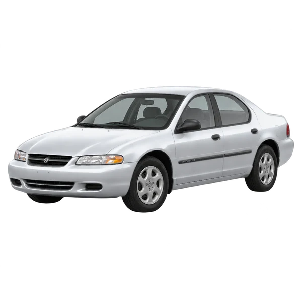 1995 CHRYSLER Stratus — Front three-quarter (facing left)، silver