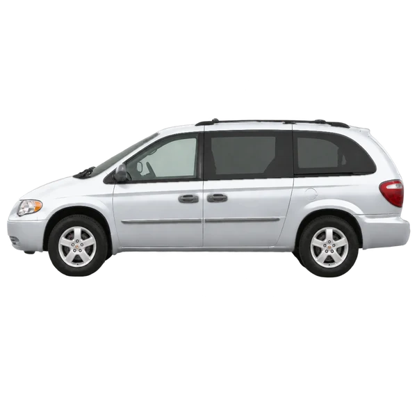 2004 Chrysler Town & Country in Silber, Ansicht: Seite (nach links gerichtet)