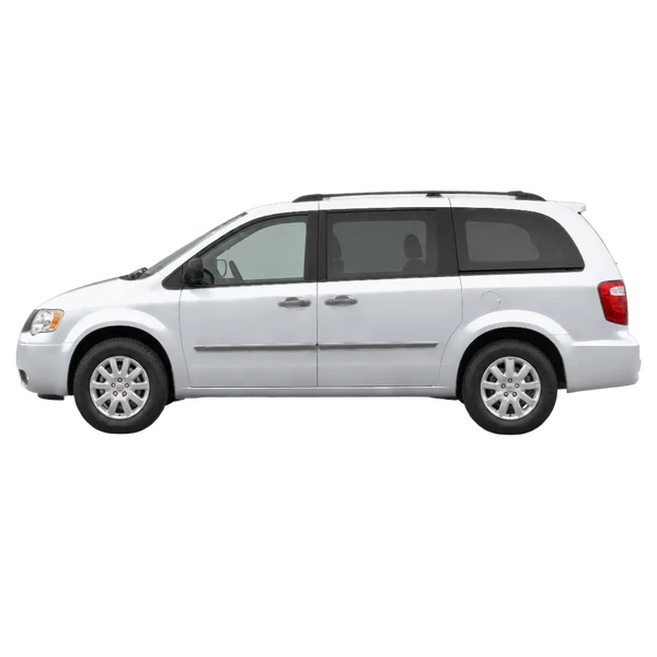 2007 Chrysler Town & Country in Silber, Ansicht: Seite (nach links gerichtet)
