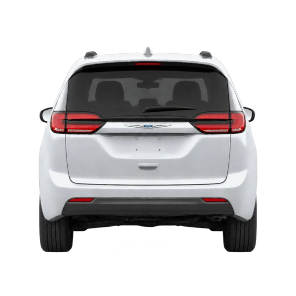 Chrysler Voyager 2026 prata, vista traseira