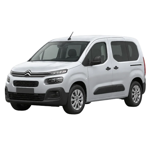 Citroën Berlingo Van 2025 prata, vista dianteira em três quartos (voltada para a esquerda)