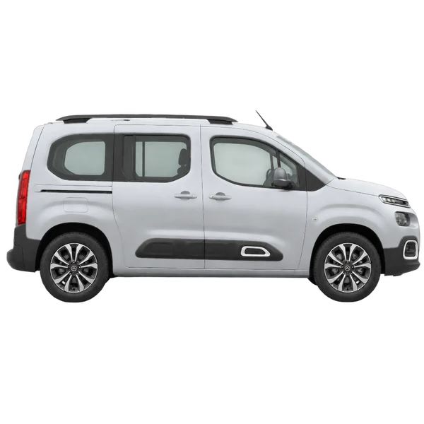 Citroën Berlingo 2021 prata, vista lateral (voltada para a direita)