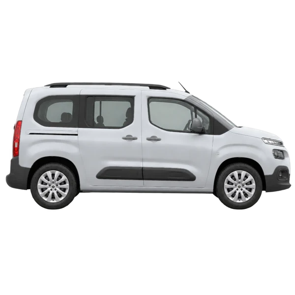 Citroën Berlingo 2022 prata, vista lateral (voltada para a direita)