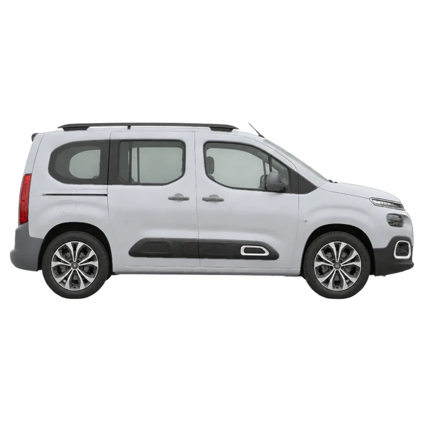 Citroën Berlingo 2024 prata, vista lateral (voltada para a direita)