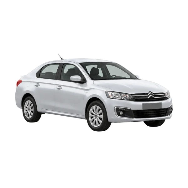 シルバーの2019 Citroën C-Elysee(フロントスリークォーター(右向き)ビュー)