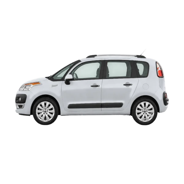 2010 Citroën C3 Picasso in Silber, Ansicht: Seite (nach links gerichtet)