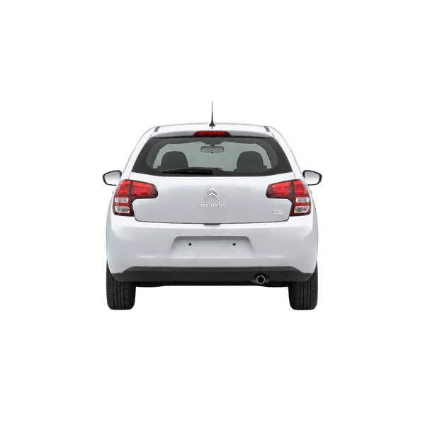 2011 Citroën C3 in Silber, Ansicht: Heck