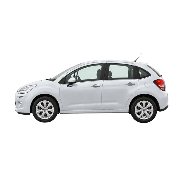 2011 Citroën C3 in Silber, Ansicht: Seite (nach links gerichtet)