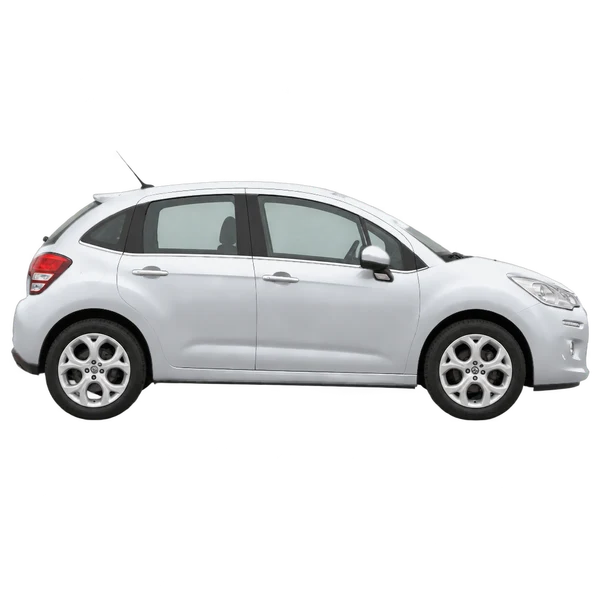 2011 Citroën C3 in Silber, Ansicht: Seite (nach rechts gewandt)