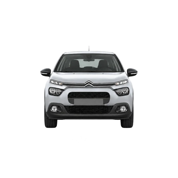 シルバーの2025 Citroën C3(正面ビュー)