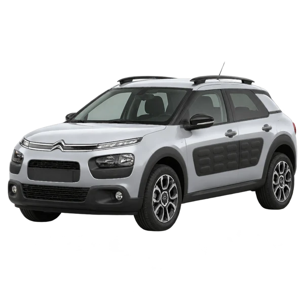 2018 Citroën C4 Cactus in Silber, Ansicht: Dreiviertelansicht vorne (nach links gerichtet)