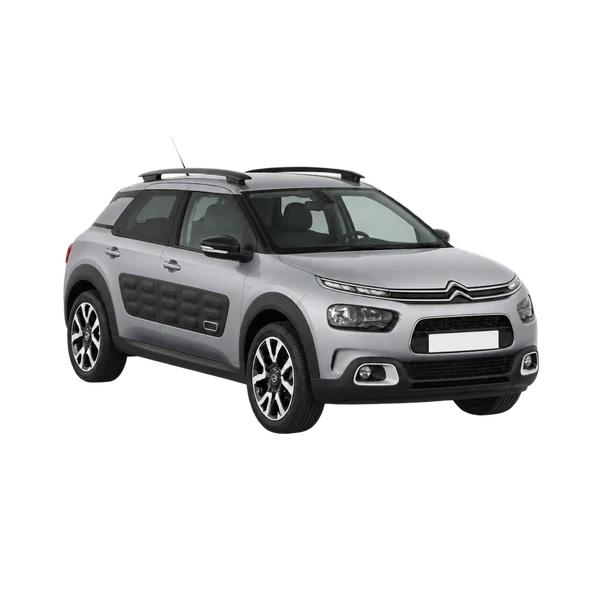 silver 2019 Citroën C4 Cactus front three-quarter (facing left) view