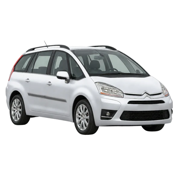 Citroën C4 Picasso 2012 argent, vue trois-quarts avant (orienté vers la gauche)