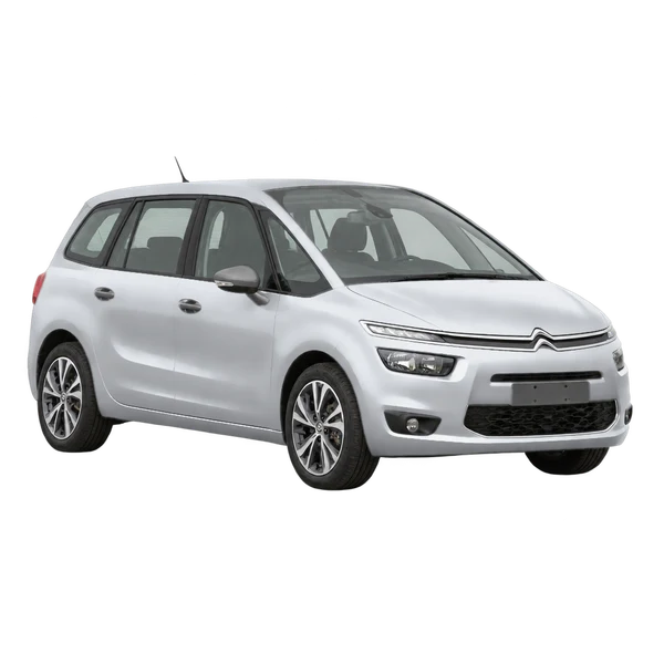 Citroën C4 Picasso 2013 argent, vue trois-quarts avant (orienté vers la gauche)