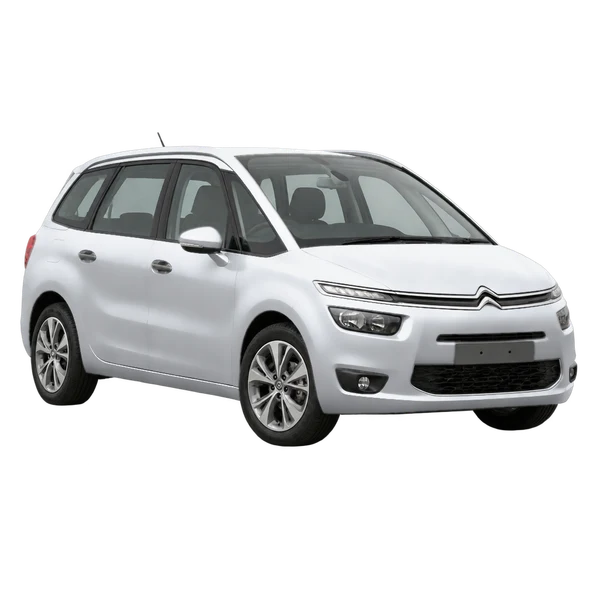 Citroën C4 Picasso 2014 argent, vue trois-quarts avant (orienté vers la gauche)