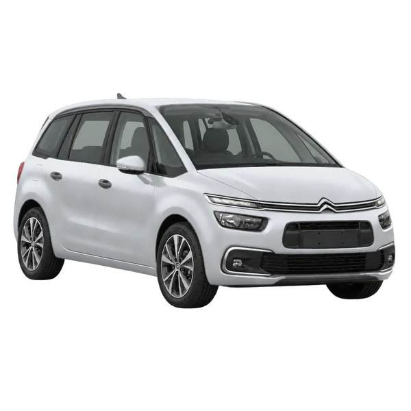 Citroën C4 Picasso 2018 argent, vue trois-quarts avant (orienté vers la gauche)