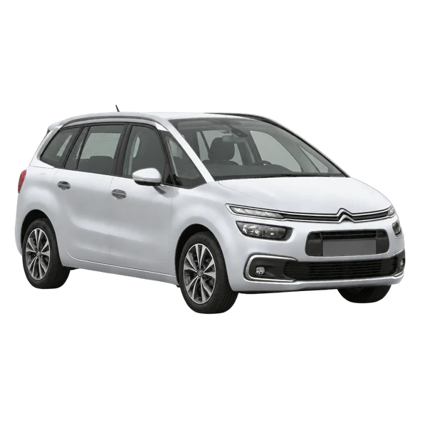 silver 2019 Citroën C4 Picasso front three-quarter (facing left) view