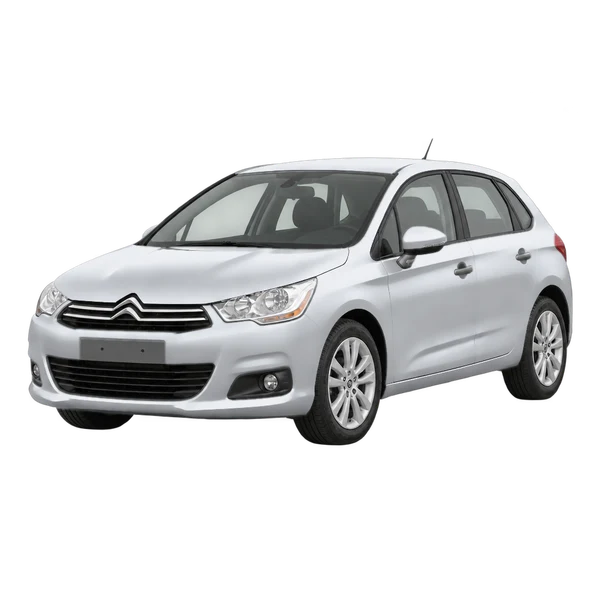 2011 Citroën C4 in Silber, Ansicht: Dreiviertelansicht vorne (nach links gerichtet)