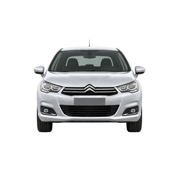 Citroën C4 2018 باللون فضي، منظر أمامي