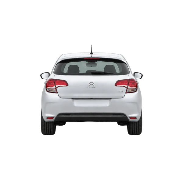 Citroën C4 2018 باللون فضي، منظر من الخلف