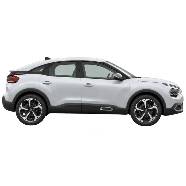 Citroën C4 2021 argent, vue profil (tourné vers la droite)