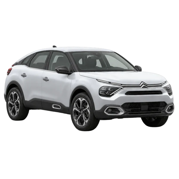 silver 2026 Citroën C4 front three-quarter (facing left) view