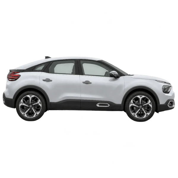 Citroën C4 2026 argent, vue profil (tourné vers la droite)