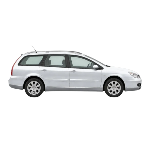 Citroën C5 Break 2.0HDI 2007 باللون فضي، منظر منظر جانبي (باتجاه اليمين)