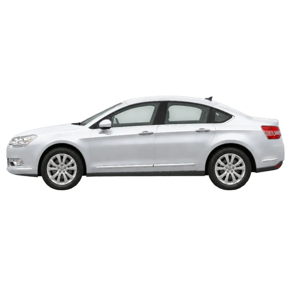 2010 Citroën C5 VTR Plus NAV in Silber, Ansicht: Seite (nach links gerichtet)