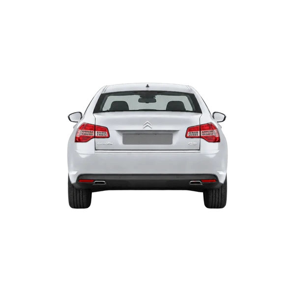 Citroën C5 2012 prata, vista traseira