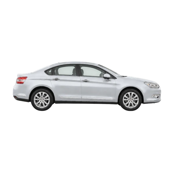 Citroën C5 2012 prata, vista lateral (voltada para a direita)