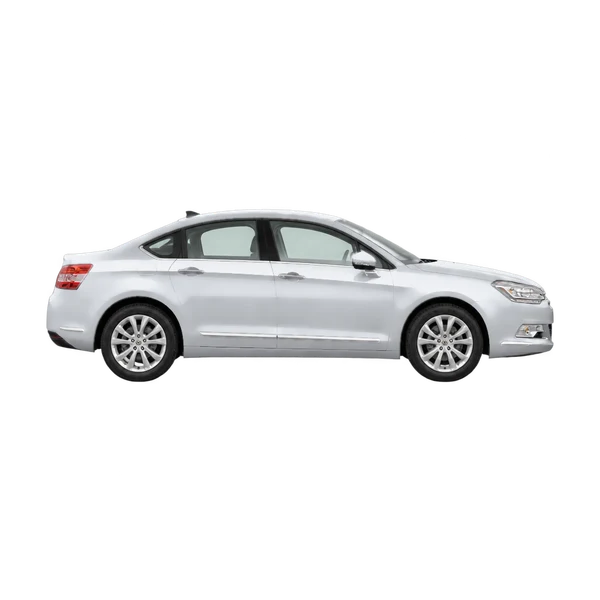 Citroën C5 2015 argent, vue profil (tourné vers la droite)