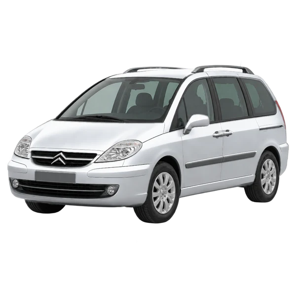 CITROEN C8 2005 — Front three-quarter (facing left), silver