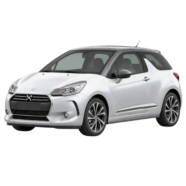 2018 CITROEN DS3 — Front three-quarter (facing left), silver