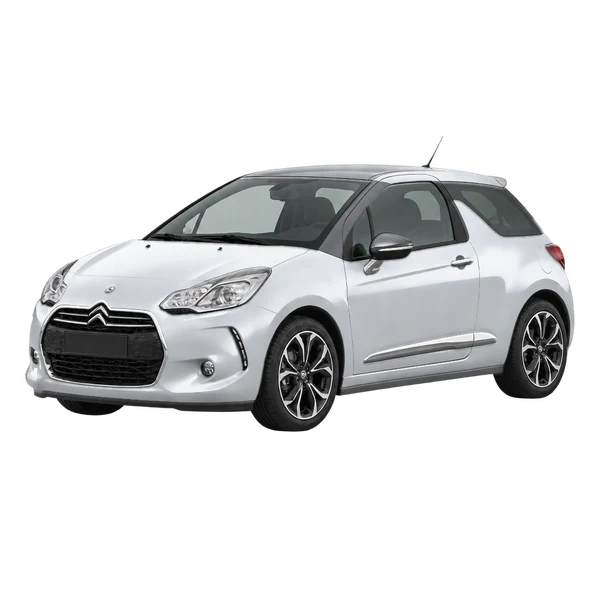 2019 CITROEN DS3 — Front three-quarter (facing left)、silver