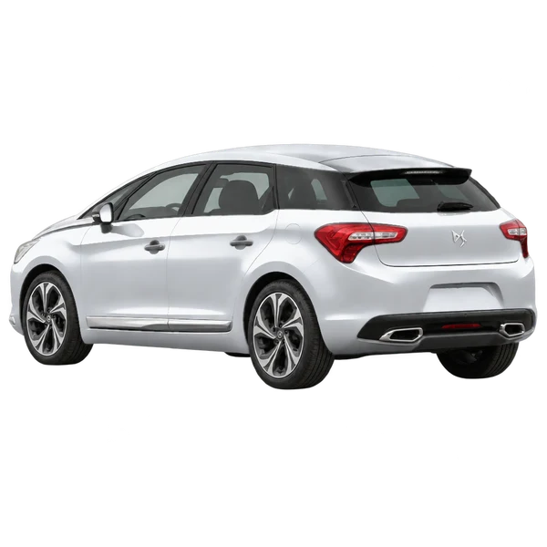 2018 Citroën DS5 in Silber, Ansicht: Dreiviertelansicht von hinten (nach links gerichtet)