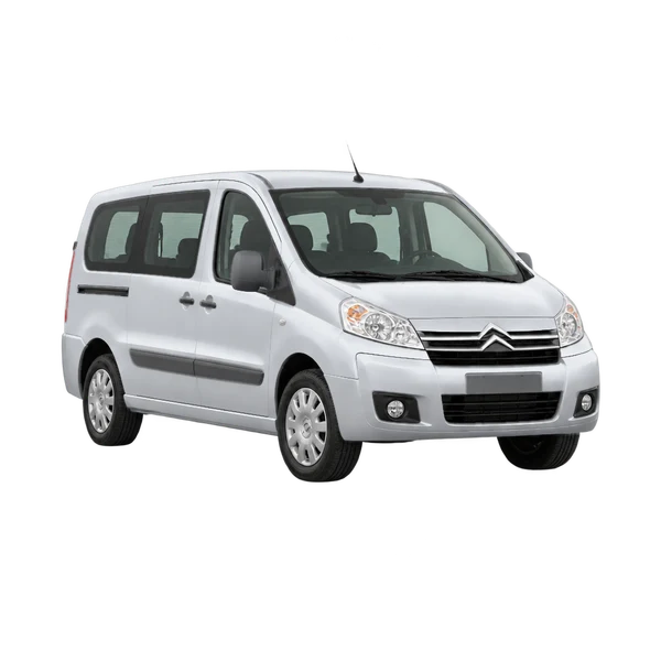 Citroën Jumpy 2007 argent, vue trois-quarts avant (orienté vers la droite)
