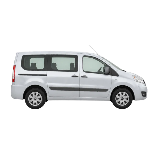 Citroën Jumpy 2007 argent, vue profil (tourné vers la droite)