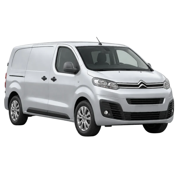 Citroën Jumpy 2021 argent, vue trois-quarts avant (orienté vers la gauche)