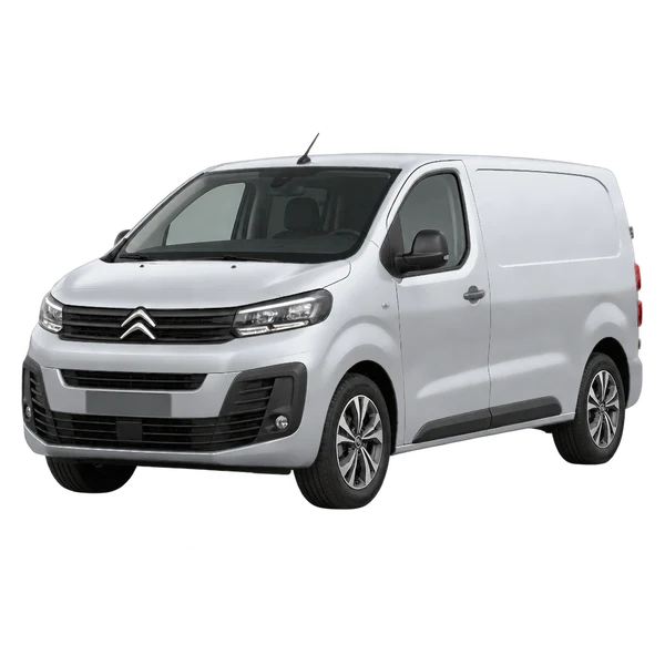 Citroën Jumpy 2025 argent, vue trois-quarts avant (orienté vers la gauche)
