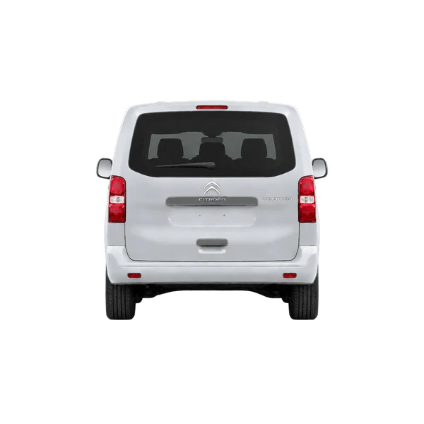 Citroën Spacetourer 2018 باللون فضي، منظر من الخلف