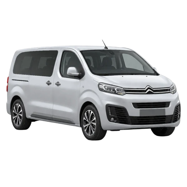 Citroën Spacetourer 2021 argent, vue trois-quarts avant (orienté vers la gauche)
