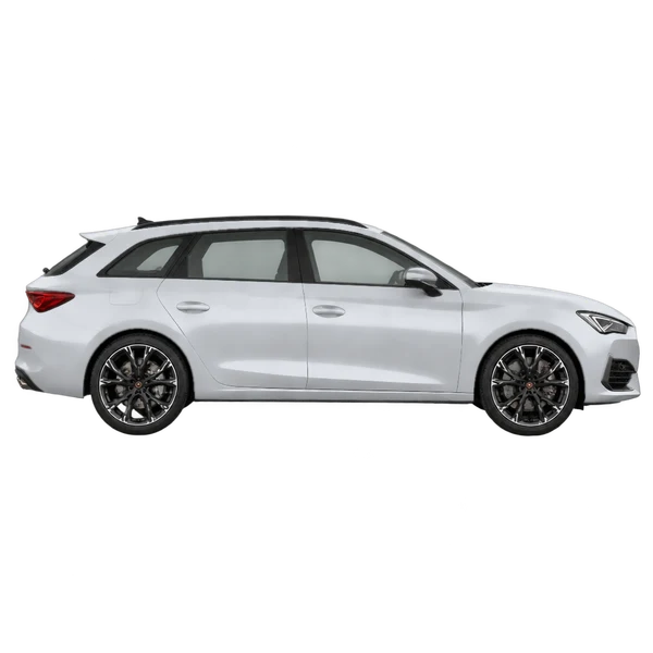 シルバーの2024 Cupra Leon(側面(右向き)ビュー)
