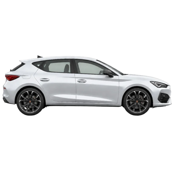 シルバーの2025 Cupra Leon(側面(右向き)ビュー)