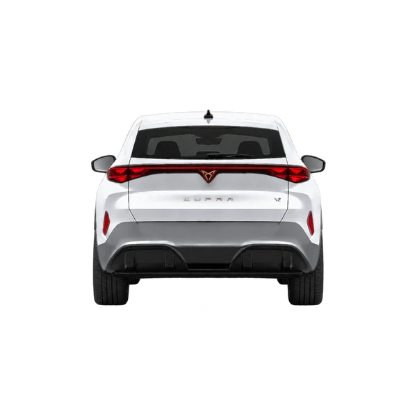 silver 2024 Cupra Tavascan rear view