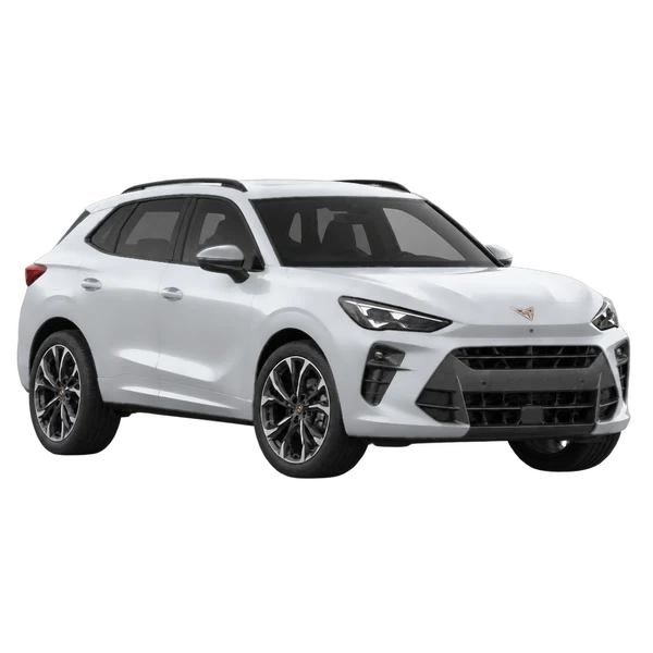 Cupra Terramar 2025 argent, vue trois-quarts avant (orienté vers la gauche)