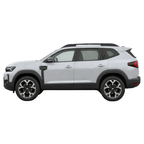 Dacia Bigster 2026 prata, vista lateral (voltada para a esquerda)