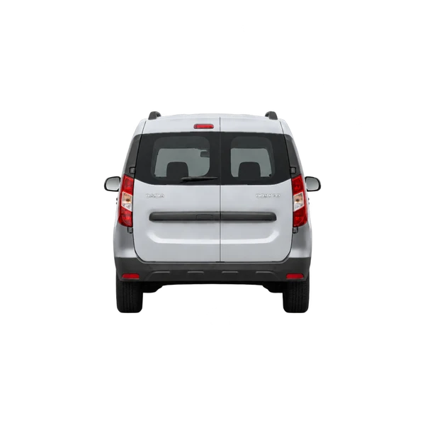 Dacia Dokker 2022 prata, vista traseira
