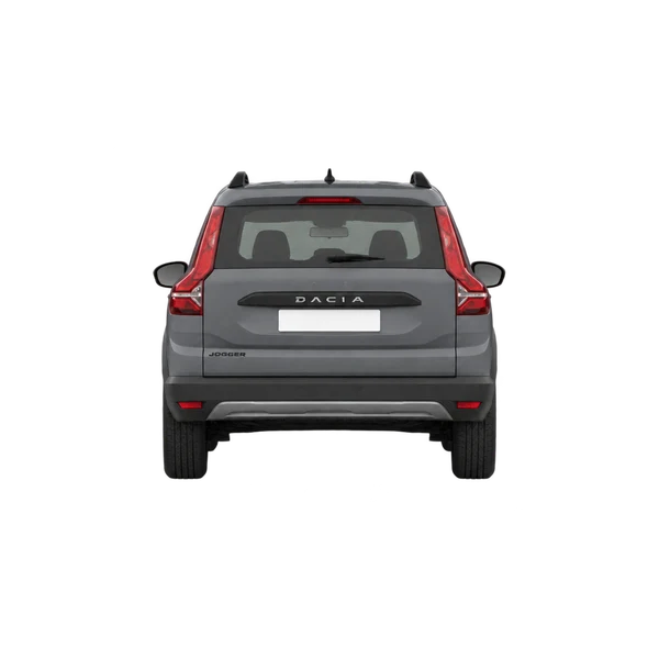 Dacia Jogger 2022 cinza, vista traseira
