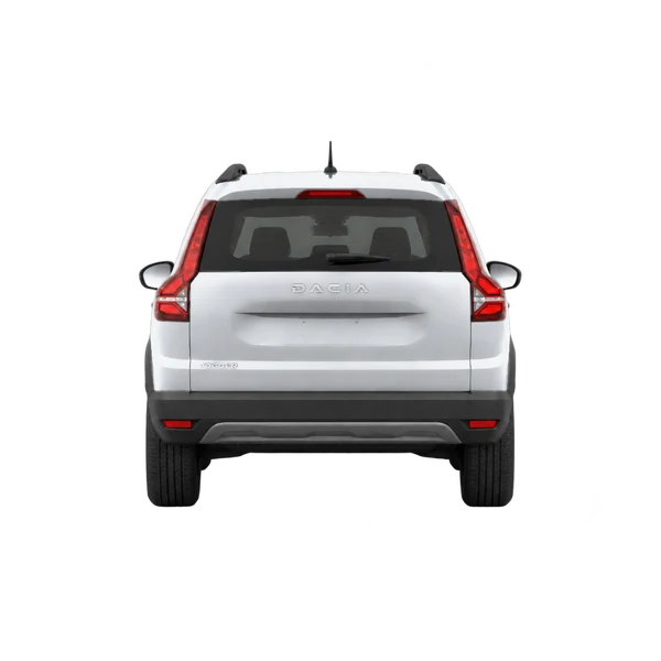 Dacia Jogger 2023 prata, vista traseira